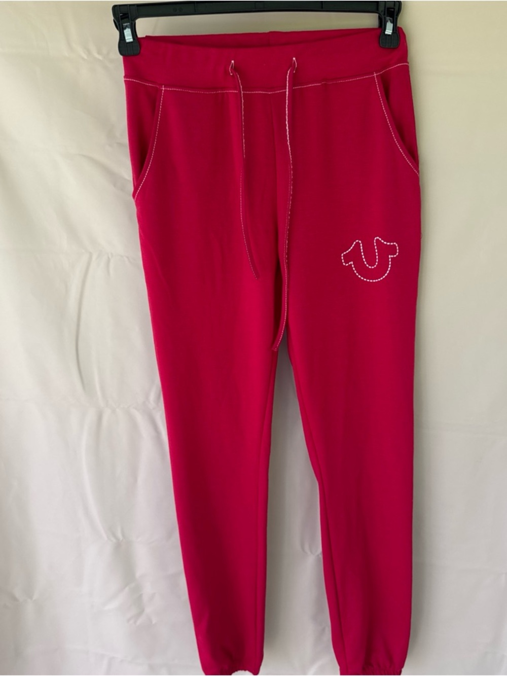 True Religion Bright Pink Girls' Jogger Sweatpants